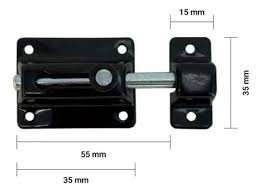 PASADOR CON TRABA A RESORTE 35mm (BRONZEN)