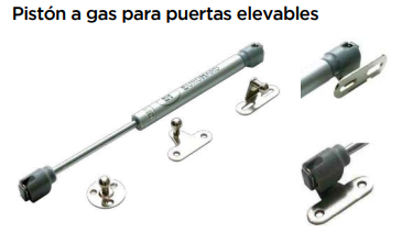 PISTON A GAS 120N EUROHARD (EHG120N)