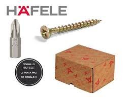 TORNILLOS HAFELE 3.5x45 AMARILLO x500u