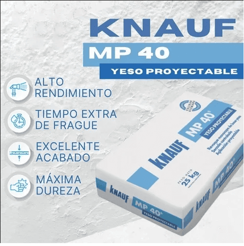 YESO PROYECTABLE (MP40) x25KG KNAUF